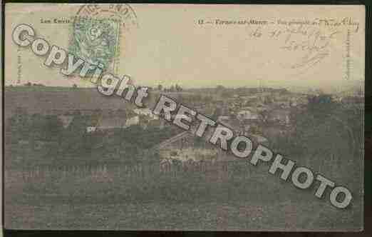 Ville de VERNOISSURMANCE Carte postale ancienne