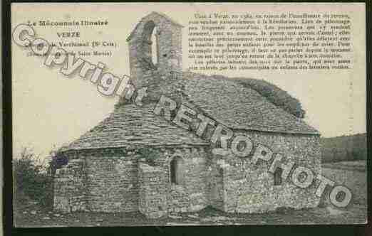 Ville de VERZE Carte postale ancienne Ville de VERZE Carte postale ancienne