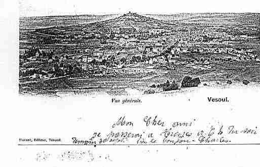 Ville de VESOUL Carte postale ancienne