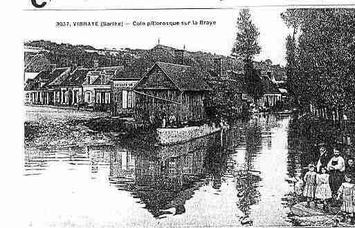 Ville de VIBRAYE Carte postale ancienne