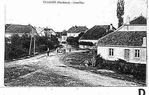 Ville de VILLAFANS Carte postale ancienne