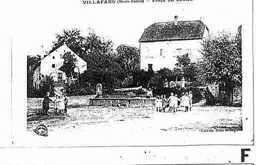 Ville de VILLAFANS Carte postale ancienne