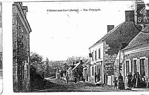 Ville de VILLAINESSOUSLUCE Carte postale ancienne