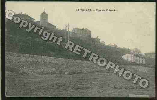 Ville de VILLARS(LE) Carte postale ancienne