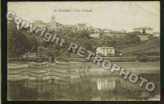 Ville de VILLARS(LE) Carte postale ancienne