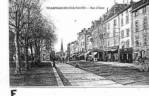 Ville de VILLEFRANCHESURSAONE Carte postale ancienne