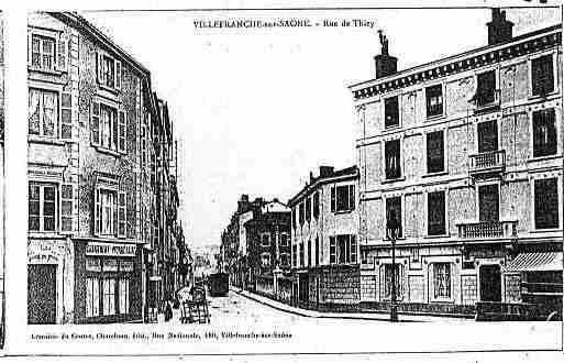 Ville de VILLEFRANCHESURSAONE Carte postale ancienne