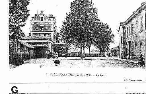 Ville de VILLEFRANCHESURSAONE Carte postale ancienne Ville de VILLEFRANCHESURSAONE Carte postale ancienne