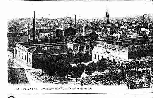 Ville de VILLEFRANCHESURSAONE Carte postale ancienne