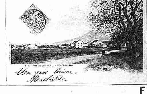 Ville de VILLELAGRAND Carte postale ancienne