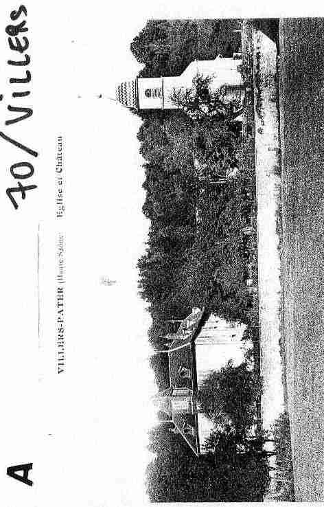 Ville de VILLERSEXEL Carte postale ancienne Ville de VILLERSEXEL Carte postale ancienne