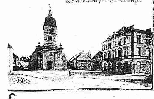 Ville de VILLERSEXEL Carte postale ancienne