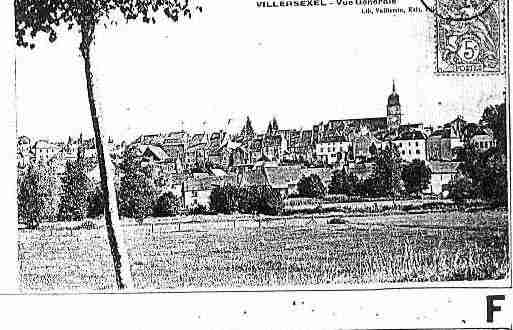 Ville de VILLERSEXEL Carte postale ancienne