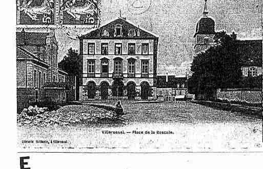 Ville de VILLERSEXEL Carte postale ancienne