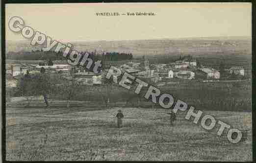 Ville de VINZELLES Carte postale ancienne