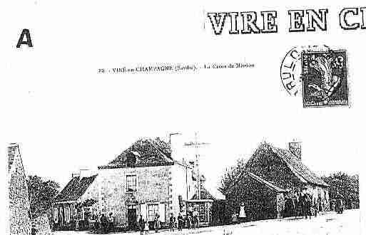 Ville de VIREENCHAMPAGNE Carte postale ancienne