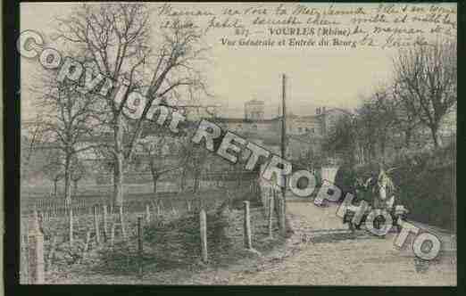 Ville de VOURLES Carte postale ancienne