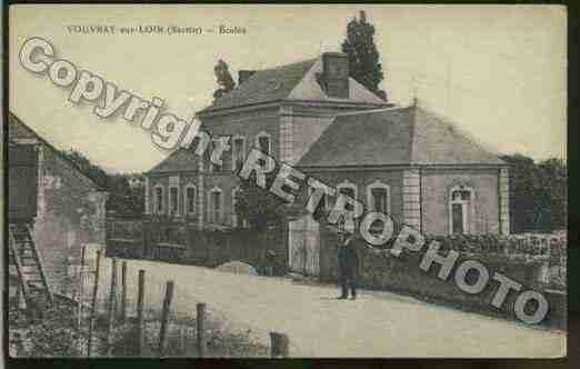 Ville de VOUVRAYSURLOIR Carte postale ancienne