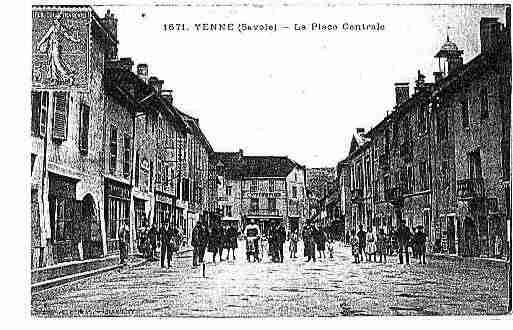 Ville de YENNE Carte postale ancienne