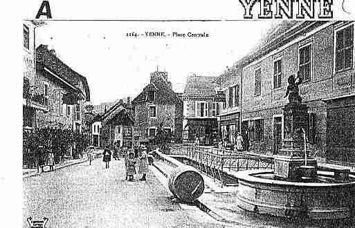 Ville de YENNE Carte postale ancienne