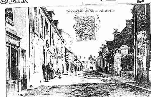 Ville de YVRELEPOLIN Carte postale ancienne