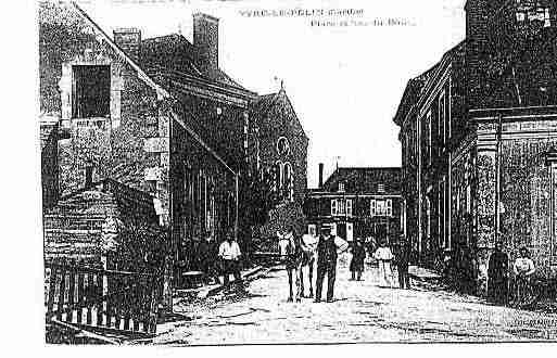 Ville de YVRELEPOLIN Carte postale ancienne