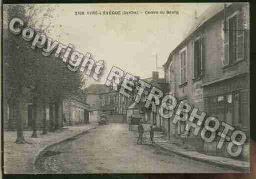 Ville de YVREL\'EVEQUE Carte postale ancienne