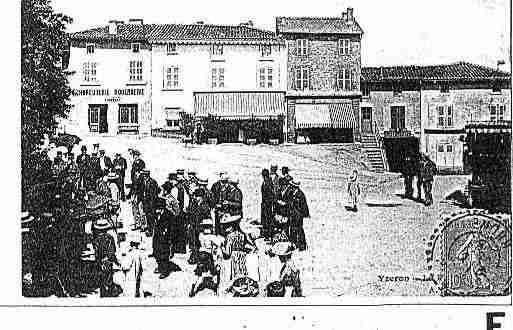 Ville de YZERON Carte postale ancienne