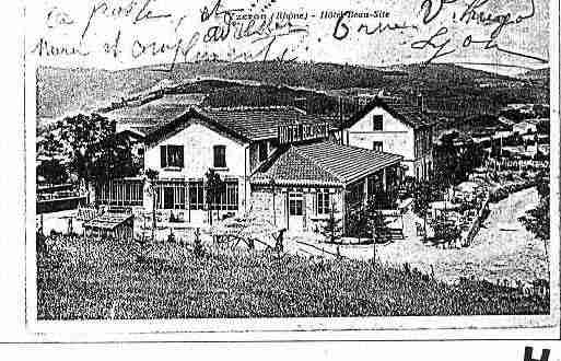 Ville de YZERON Carte postale ancienne