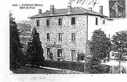 Ville de YZERON Carte postale ancienne