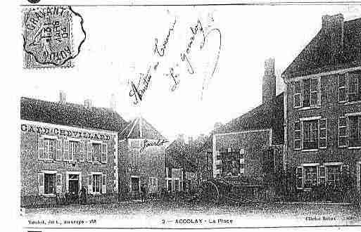 Ville de ACCOLAY Carte postale ancienne Ville de ACCOLAY Carte postale ancienne