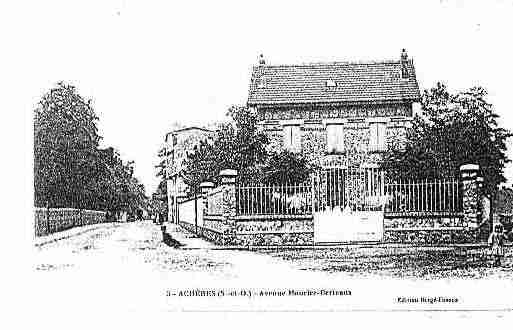 Ville de ACHERES Carte postale ancienne