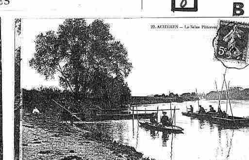 Ville de ACHERES Carte postale ancienne