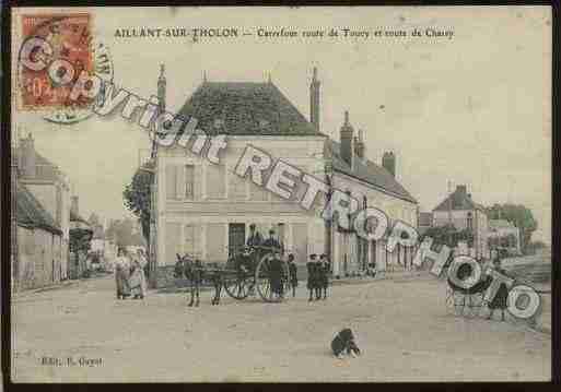 Ville de AILLANTSURTHOLON Carte postale ancienne