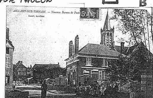 Ville de AILLANTSURTHOLON Carte postale ancienne