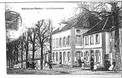 Ville de AILLANTSURTHOLON Carte postale ancienne