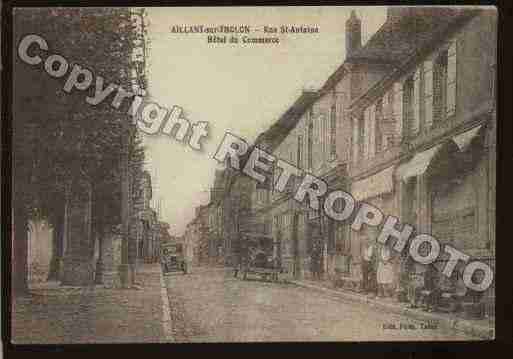 Ville de AILLANTSURTHOLON Carte postale ancienne