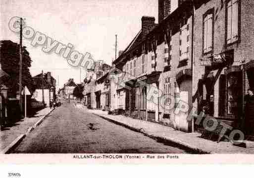 Ville de AILLANTSURTHOLON Carte postale ancienne