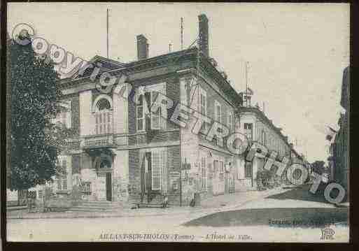 Ville de AILLANTSURTHOLON Carte postale ancienne