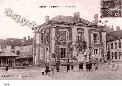 Ville de AILLANTSURTHOLON Carte postale ancienne