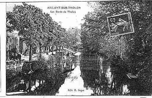 Ville de AILLANTSURTHOLON Carte postale ancienne