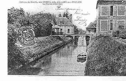 Ville de AILLANTSURTHOLON Carte postale ancienne