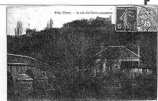 Ville de AISYSURARMANCON Carte postale ancienne
