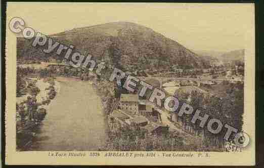 Ville de AMBIALET Carte postale ancienne