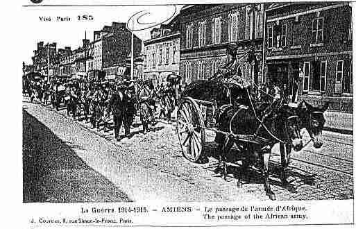 Ville de AMIENS Carte postale ancienne