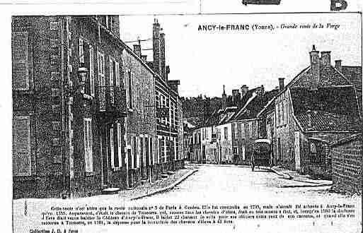 Ville de ANCYLEFRANC Carte postale ancienne