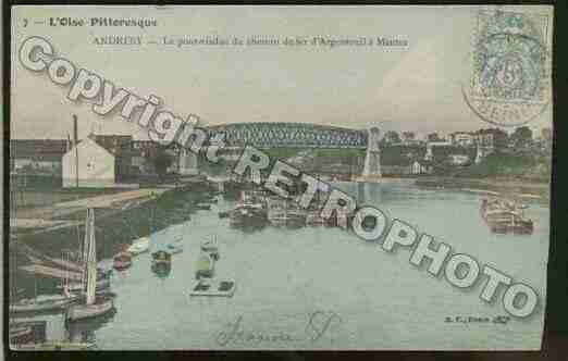 Ville de ANDRESY Carte postale ancienne