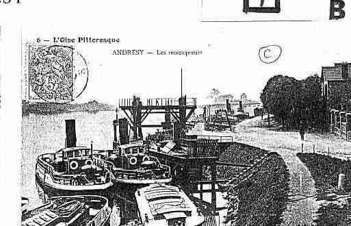 Ville de ANDRESY Carte postale ancienne