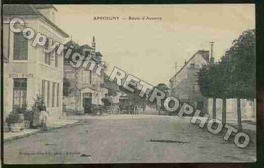 Ville de APPOIGNY Carte postale ancienne