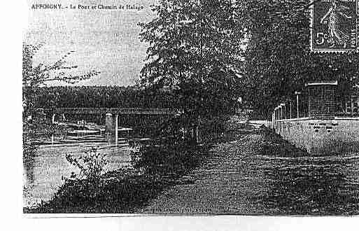 Ville de APPOIGNY Carte postale ancienne